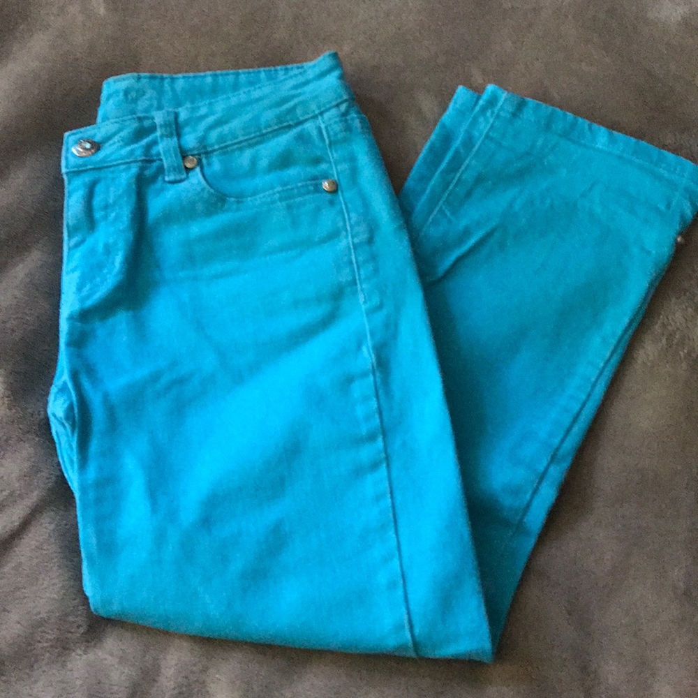 CACHE sky blue capris